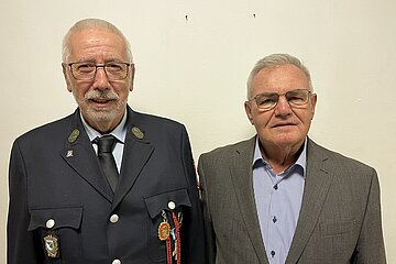 Ernst Keitel links, Kurt Häfner rechts